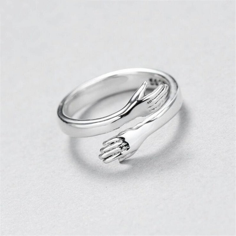 Adjustable Huggie Ring in Silver (Buy 1, Get 1 free)