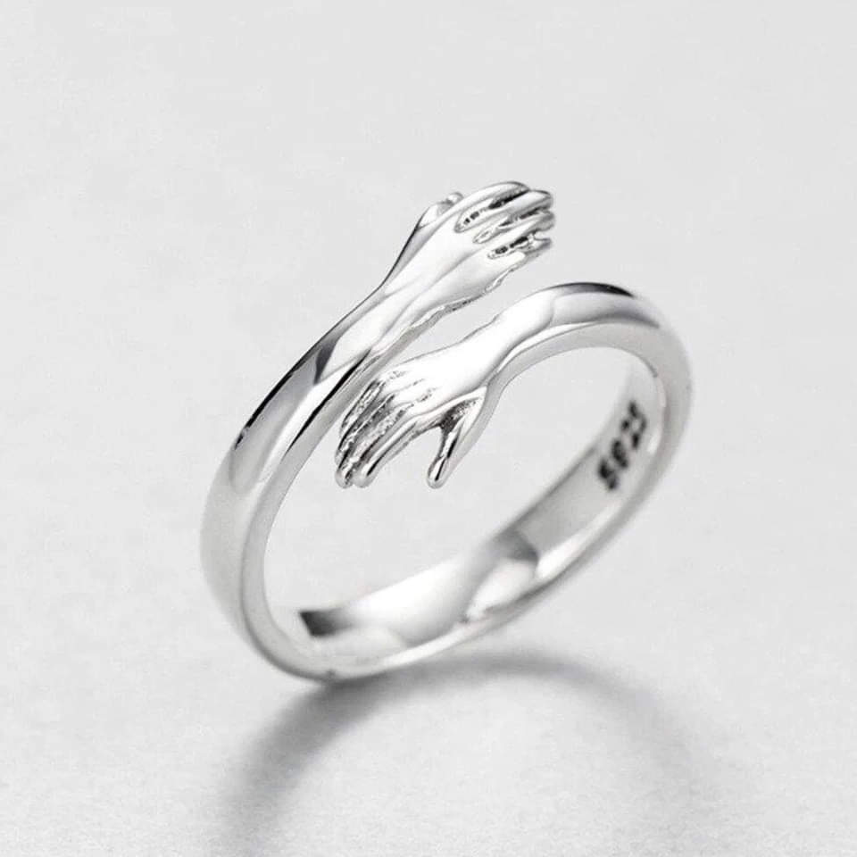 Adjustable Huggie Ring in Silver (Buy 1, Get 1 free)