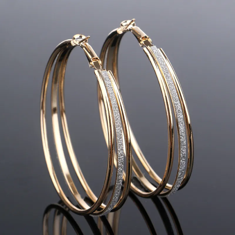 Vintage Gold Hoop Earrings